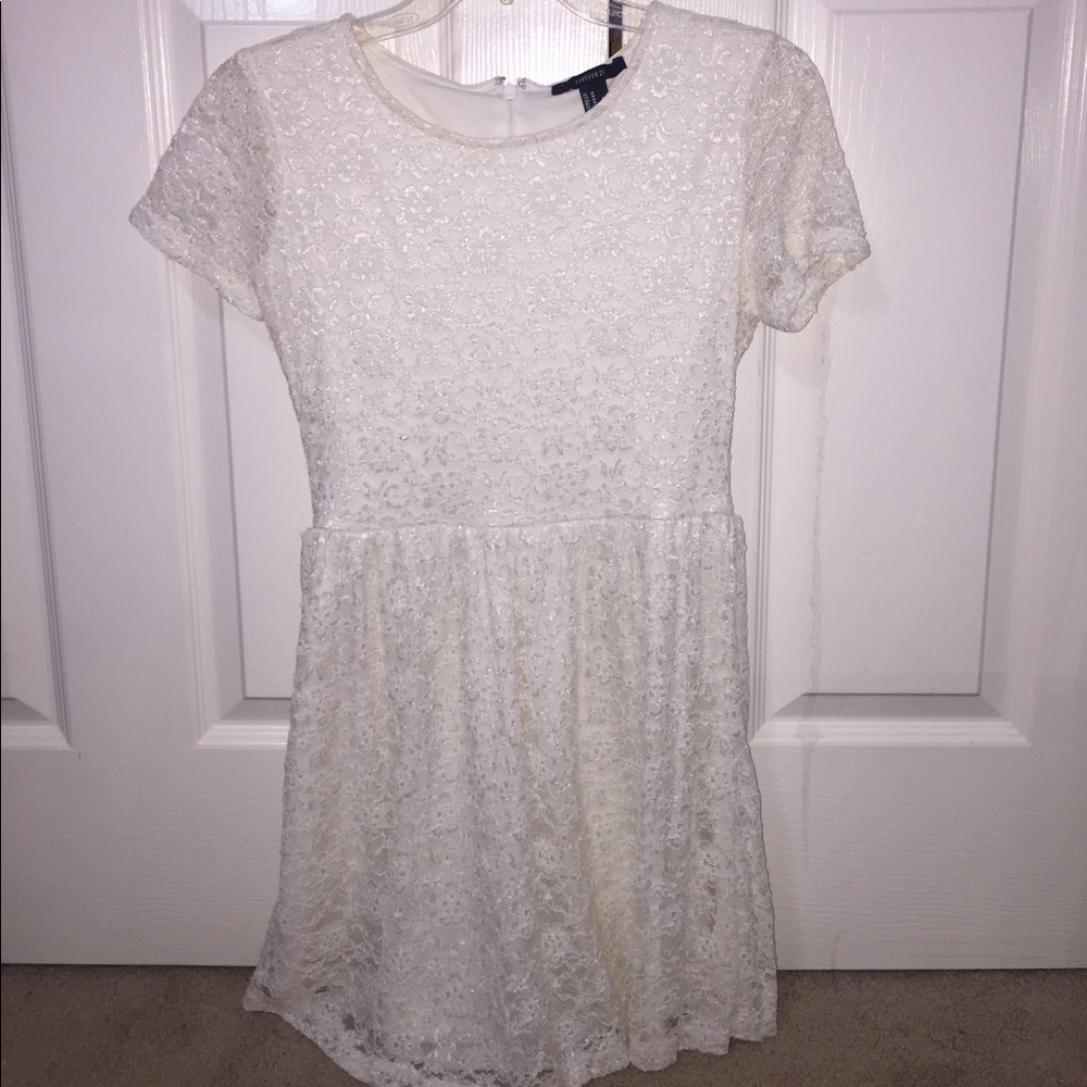 WHITE LACE DRESS😍