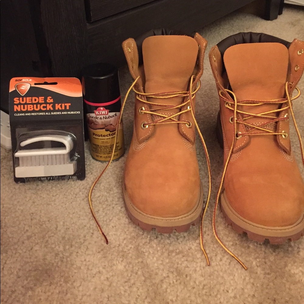 Suede Timberland boots
