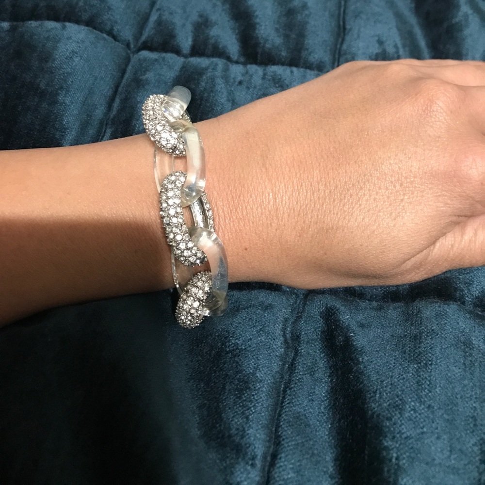 BEST OFFER Baublebar lucite and crystal bracelet