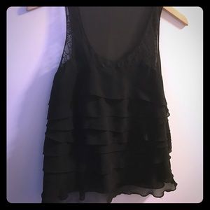 Express beautiful ruffle tank
