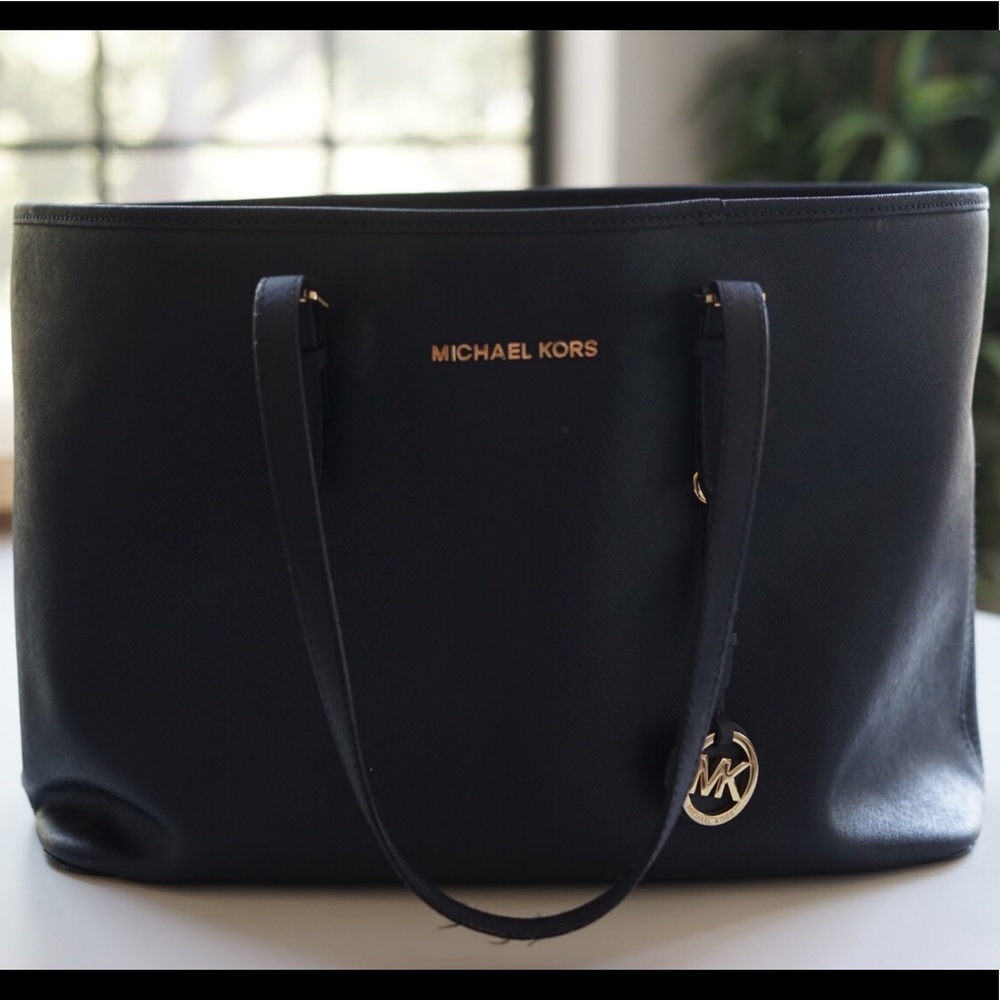 MK Navy Blue Tote - Large