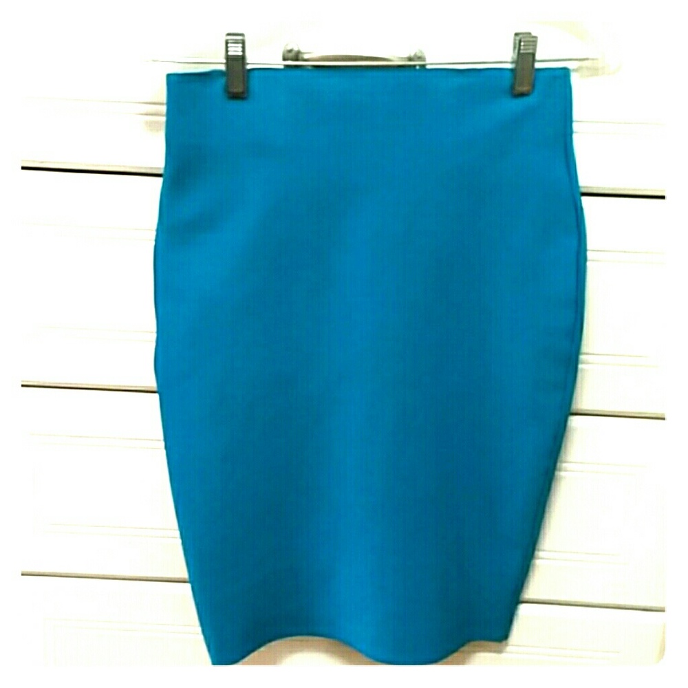 Turquoise Bandage Skirt