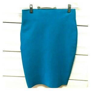 Turquoise Bandage Skirt