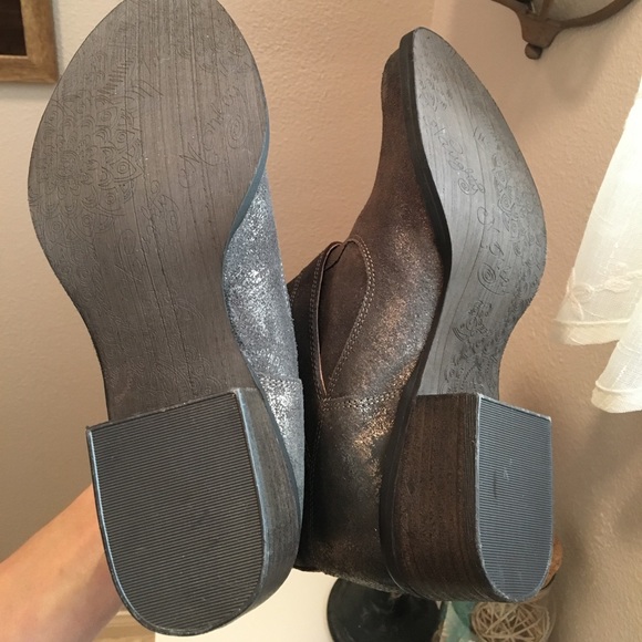 •SOLD• New Naughty Monkey Metalicah Boots 9 - 9.5 - Picture 7 of 8