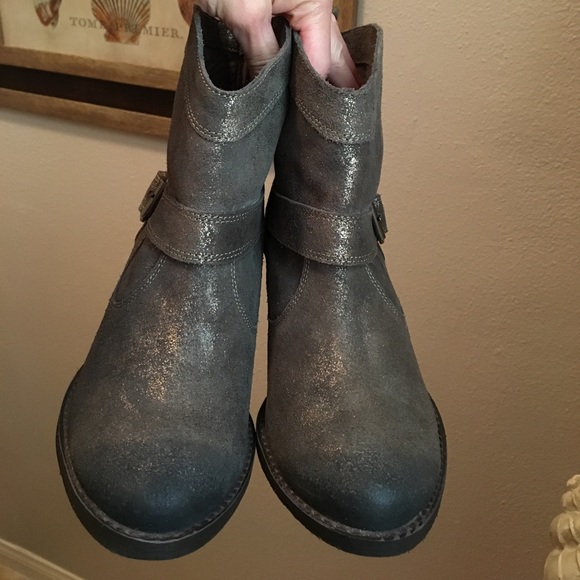 •SOLD• New Naughty Monkey Metalicah Boots 9 - 9.5 - Picture 4 of 8