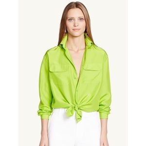NWOT Ralph Lauren Silk Benford shirt