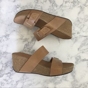 Elevated Brown Sandals by Clarks