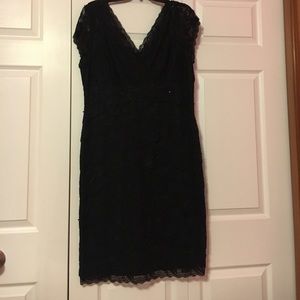 Black Formfitting Special Occasion Dress