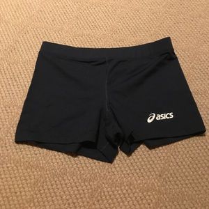 Navy blue Asics spandex