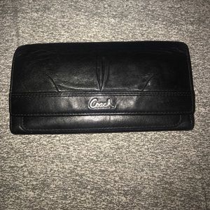 Black coach wallet