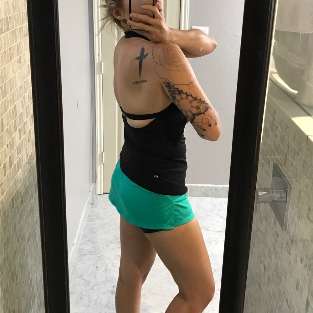 Lululemon Black Hip Halter Tank