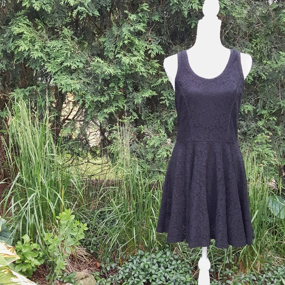 Black lace dress from Express - medium