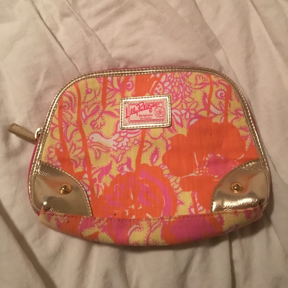 Lilly Pulitzer travel cosmetic case
