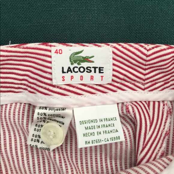 Lacoste super cute red and white tennis mini skirt - Picture 6 of 6