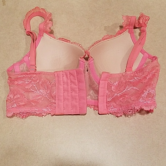 Coral Lace Victoria's Secret Bra - Picture 3 of 3