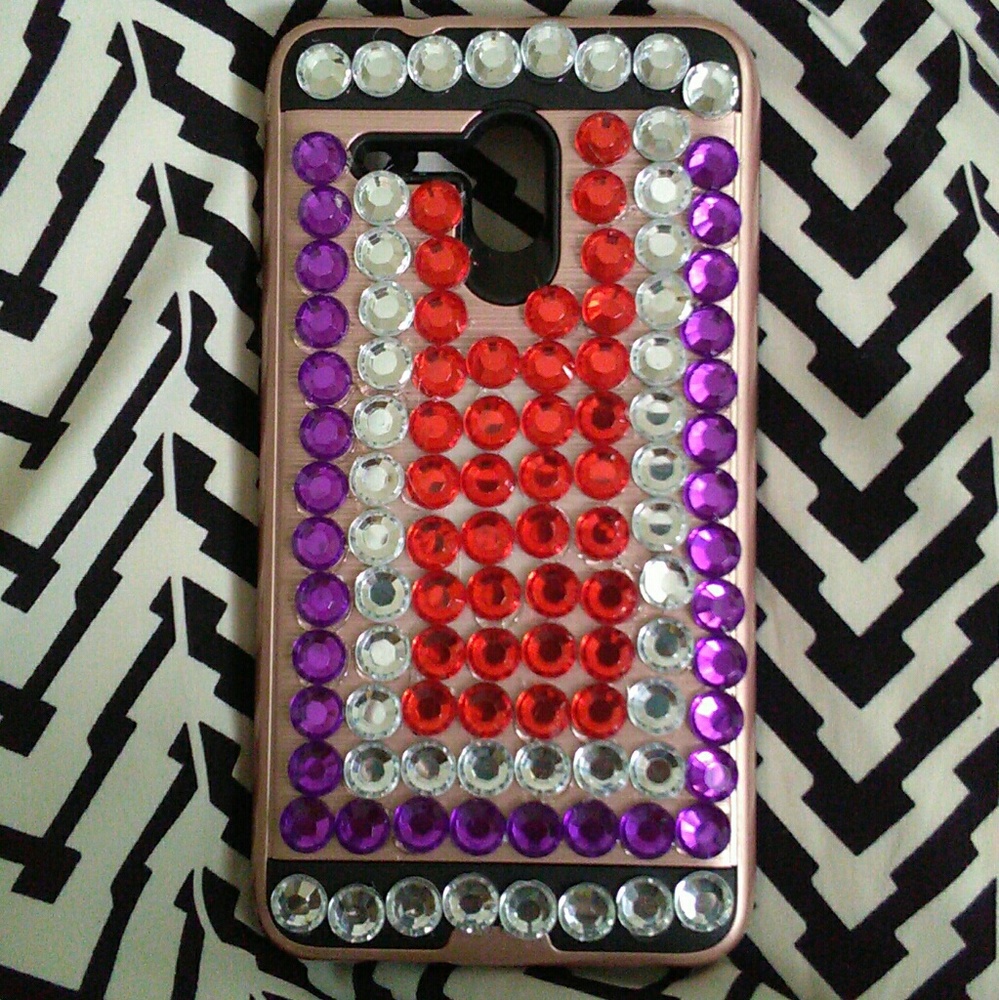 Rhinestone Alcatel One Touch Fierce XL Phone Case