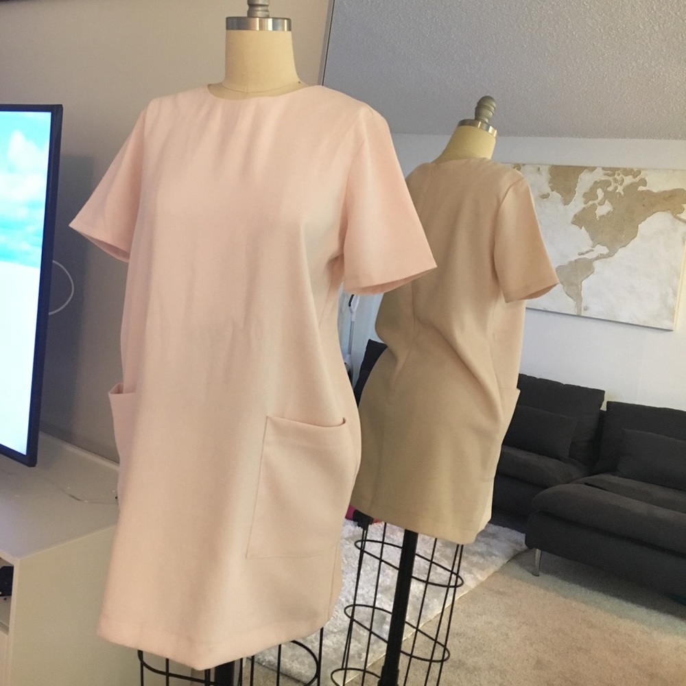 Oversized shirt dress