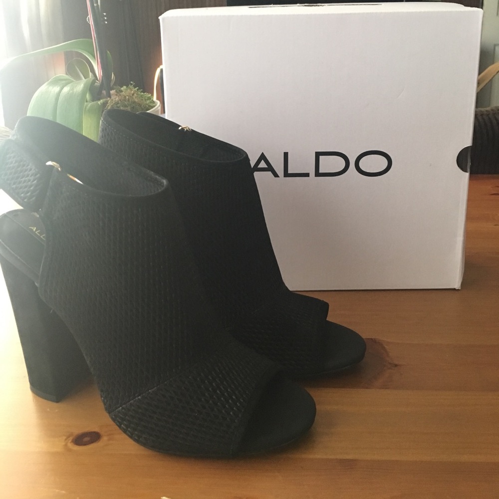 ALDO Peep Toe Ankle Booties