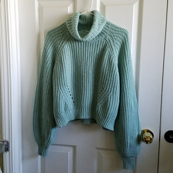 Kimchi Blue Sweaters - Kimchi Blue Noah Balloon-Sleeve Turtleneck Sweater