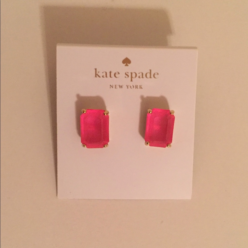 Kate Spade Emerald Cut Stud Earrings ($38)