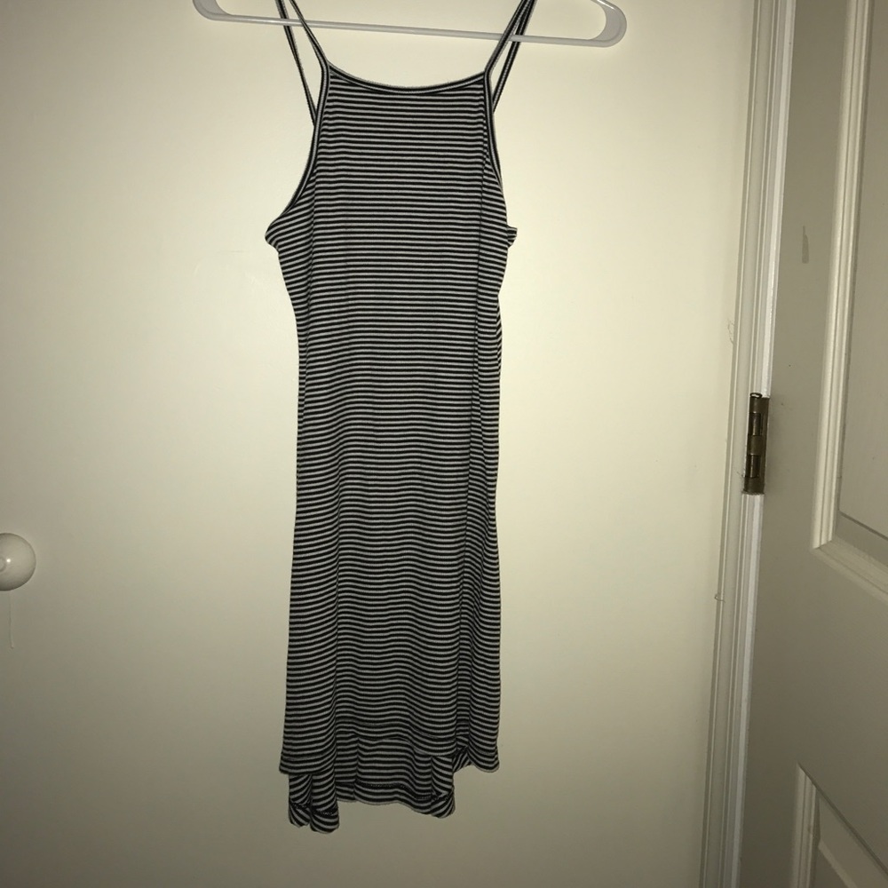 B&w striped dress