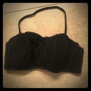 J. Crew black bikini top