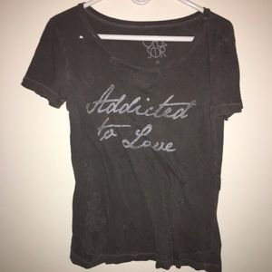 Chaser brand ripped graphic tshirt size medium.