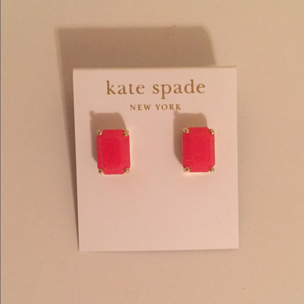 Kate Spade Emerald Cut Stud Earrings ($38)