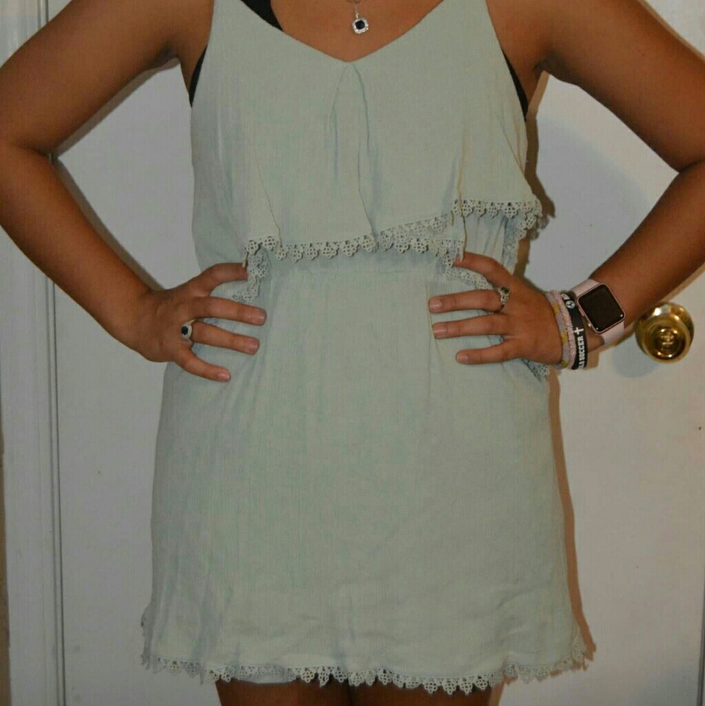 Dress with Ruffles -- (slightly worn)