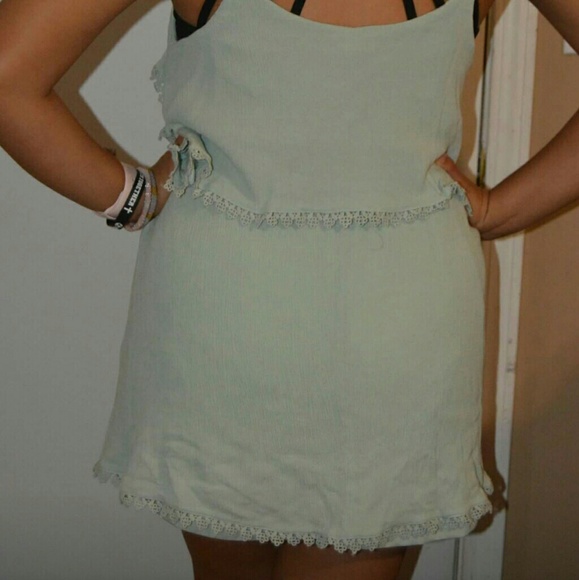 Dress with Ruffles -- (slightly worn) - Picture 3 of 4