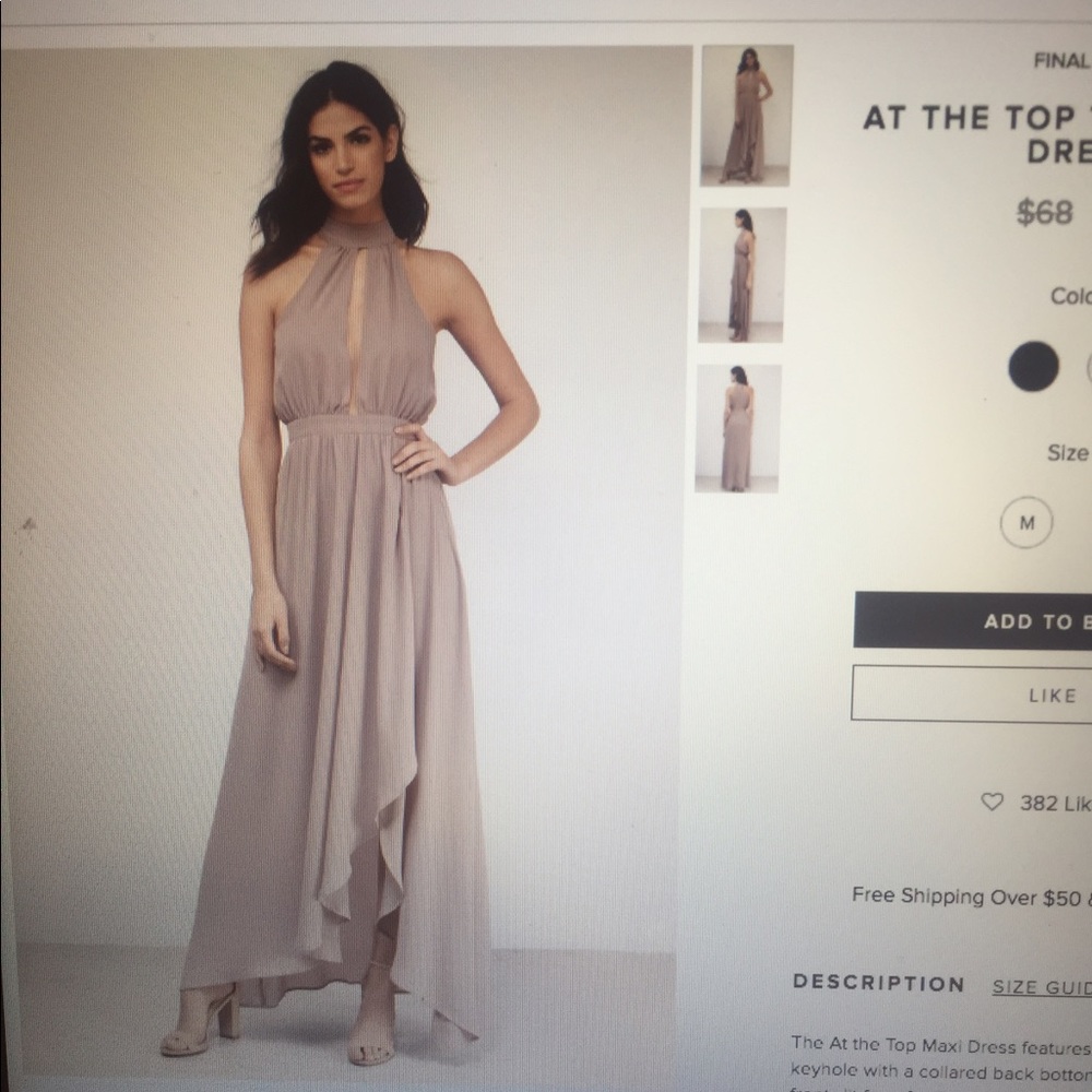 Tobi maxi dress