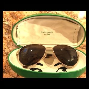 Kate Spade polarized aviator sunglasses