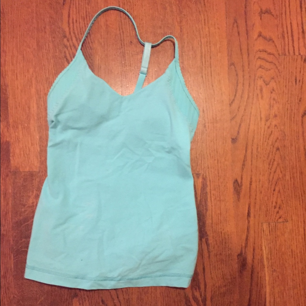Light blue lululemon tank