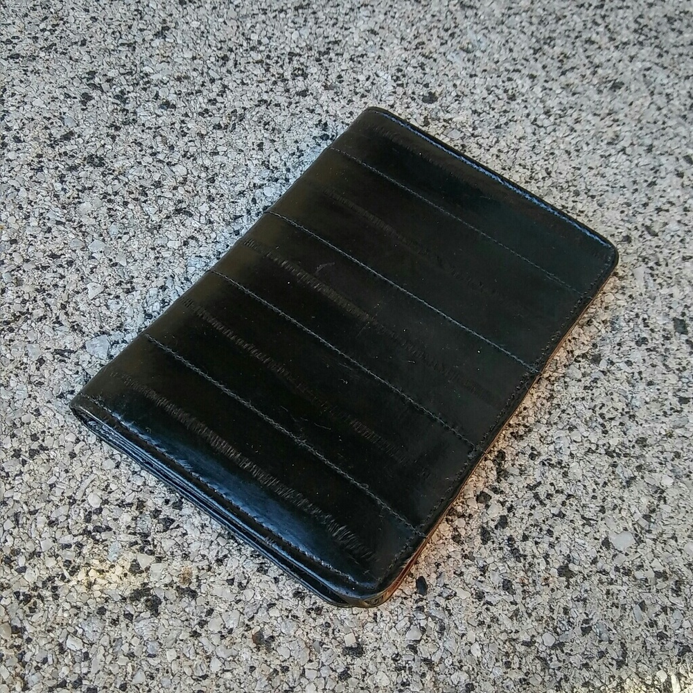 Men's or women wallet Eel Skin