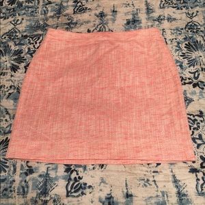 NWT J. Crew pink tweed skirt