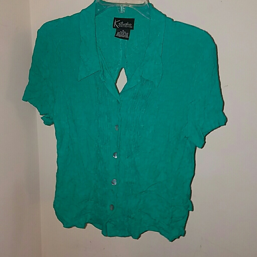 Open backed blouse