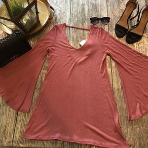 🔥NWT Audrey 3+1 Bell Sleeved Mini Dress/Tunic