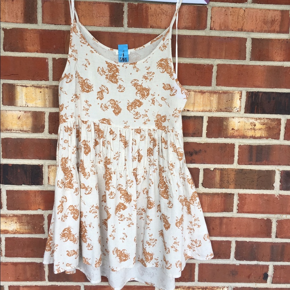 Flower patterned summer dress