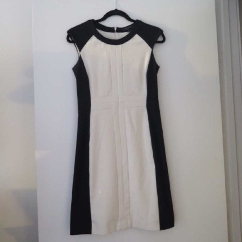 Black and white work Banana republic  work dress