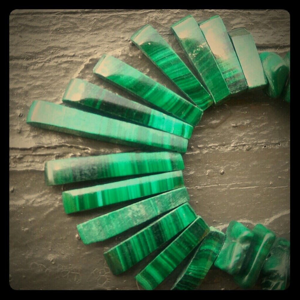Malachite necklace