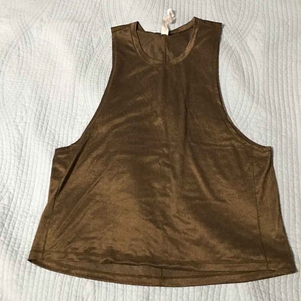 Lululemon muscle tank - size 6 copper