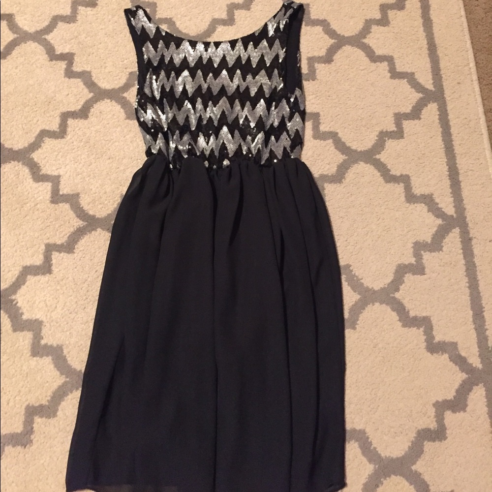 Cute Chevron Party Dress- New Years Dress