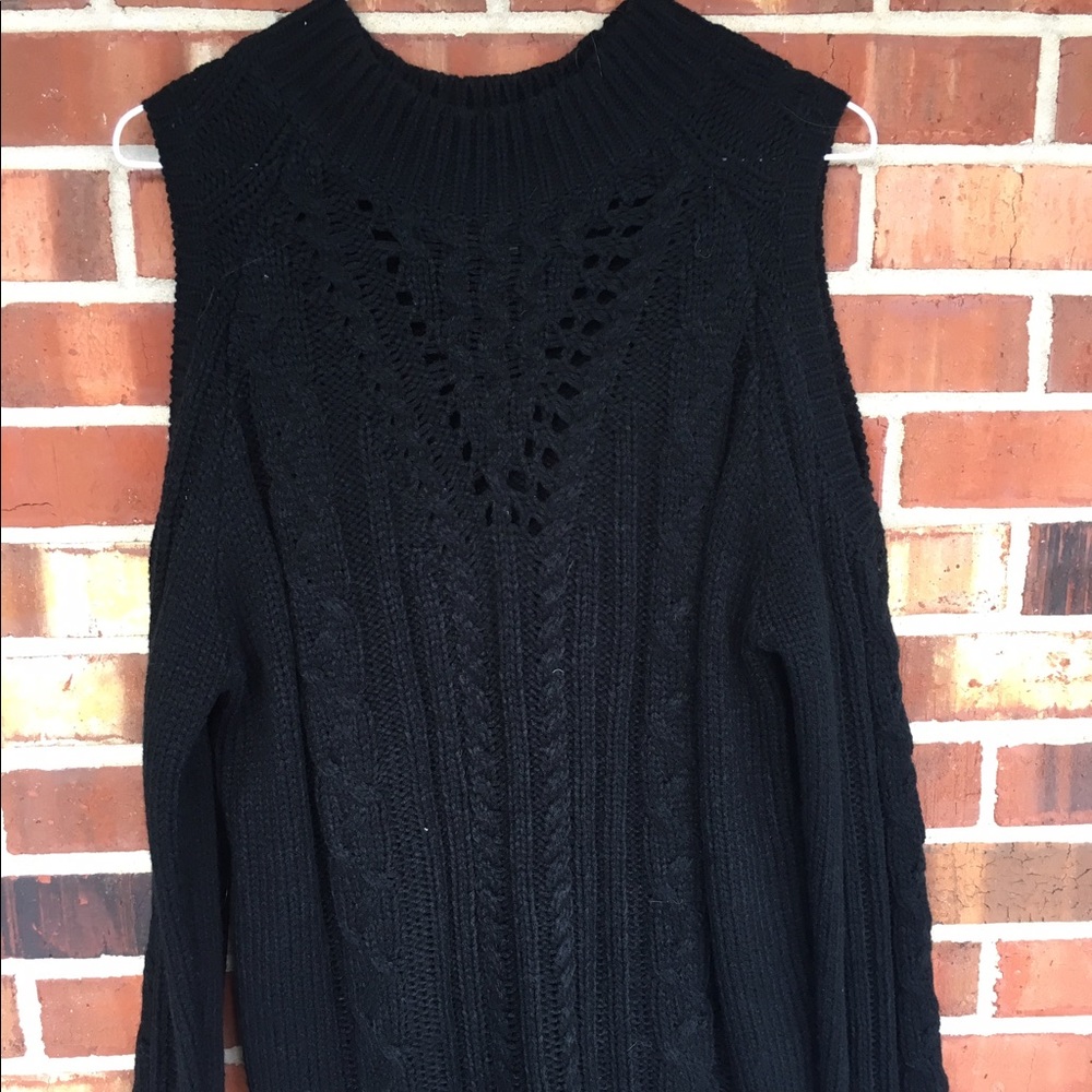 Knitted sweater dress