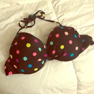 Polka Dot Bikini Top