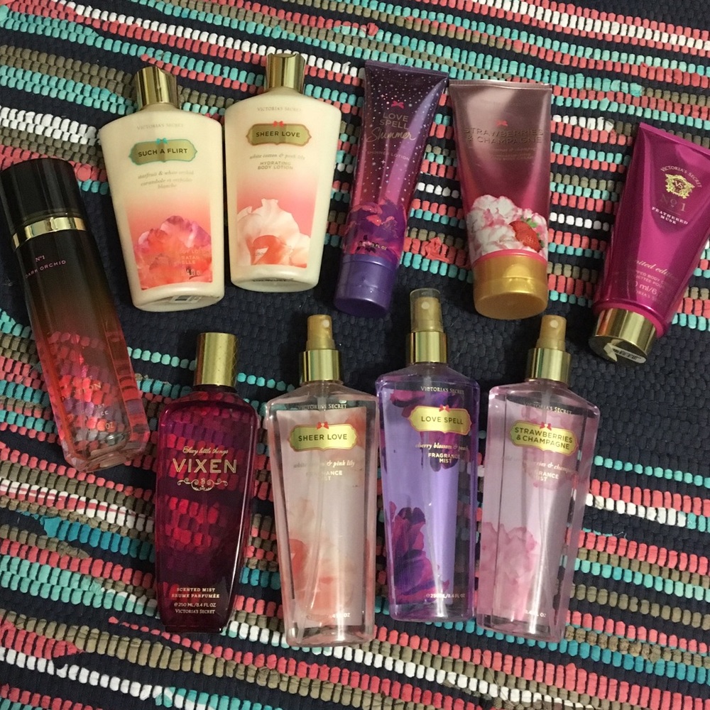 Victoria Secret Fragrances and Lotions