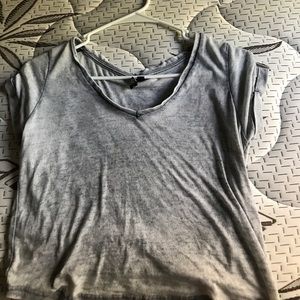 Grey v neck