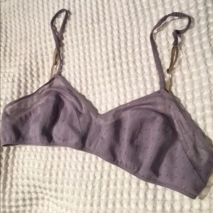 Phillip Lim Swiss Dot Silk Bralette