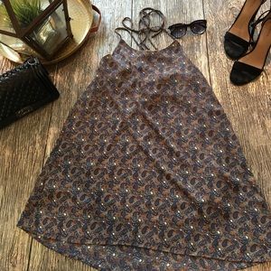 EUC Mini Flowy Audrey 3+1 Lace-up Back Dress