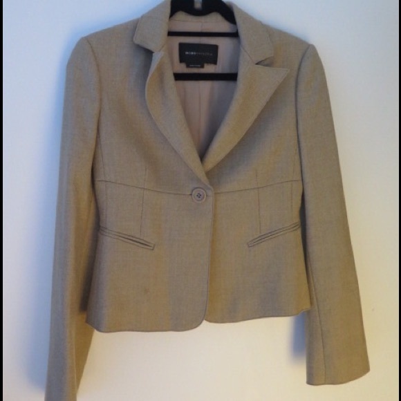 Beige wool BCBG blazer - Picture 1 of 2