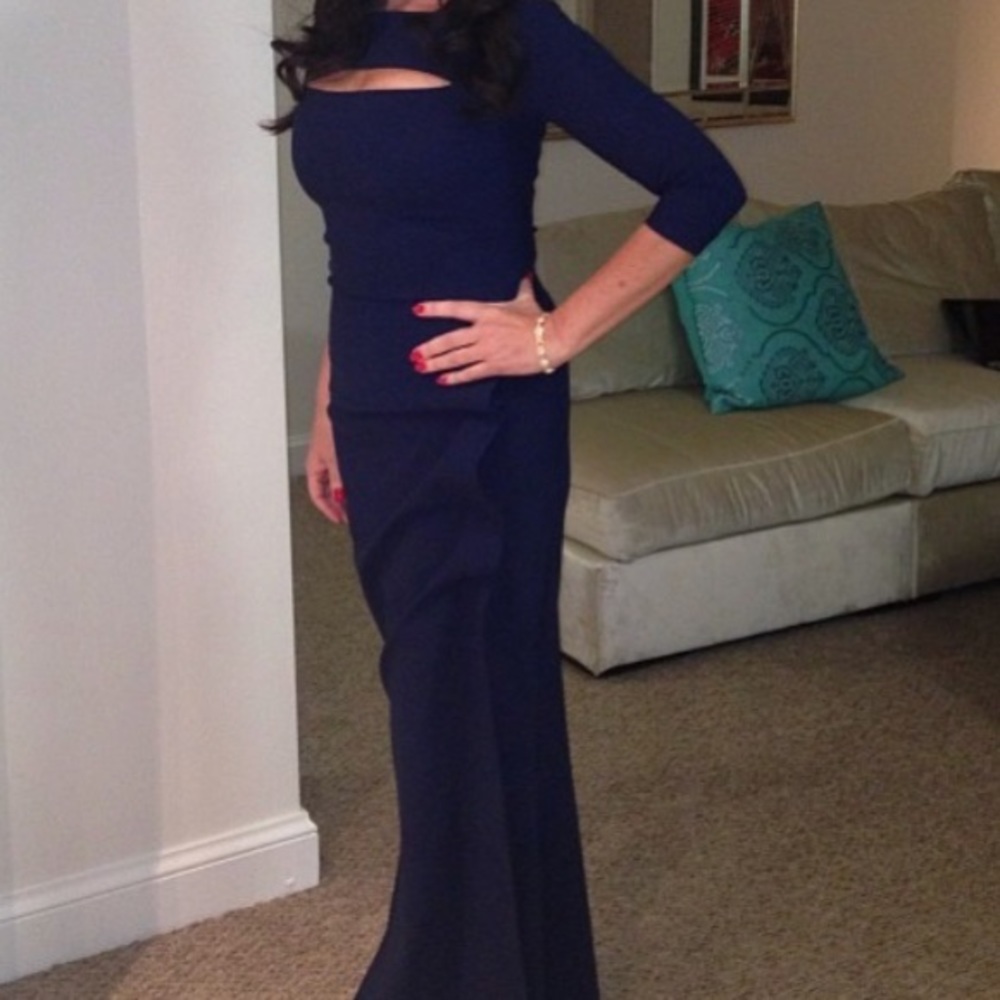 Beautiful navy blue gown 👗